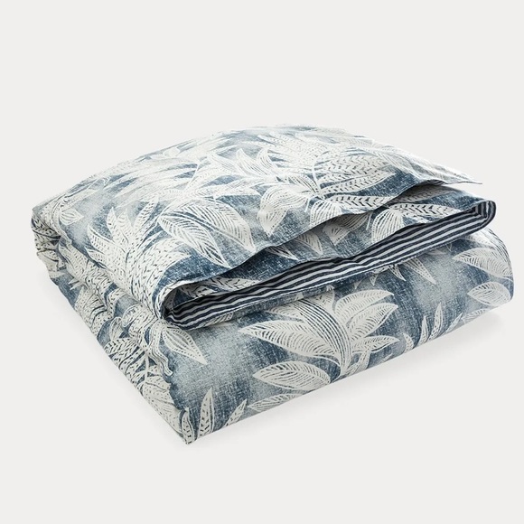 Evan Botanical Palm duvet cover Set, Full/Queen - Picture 5 of 10